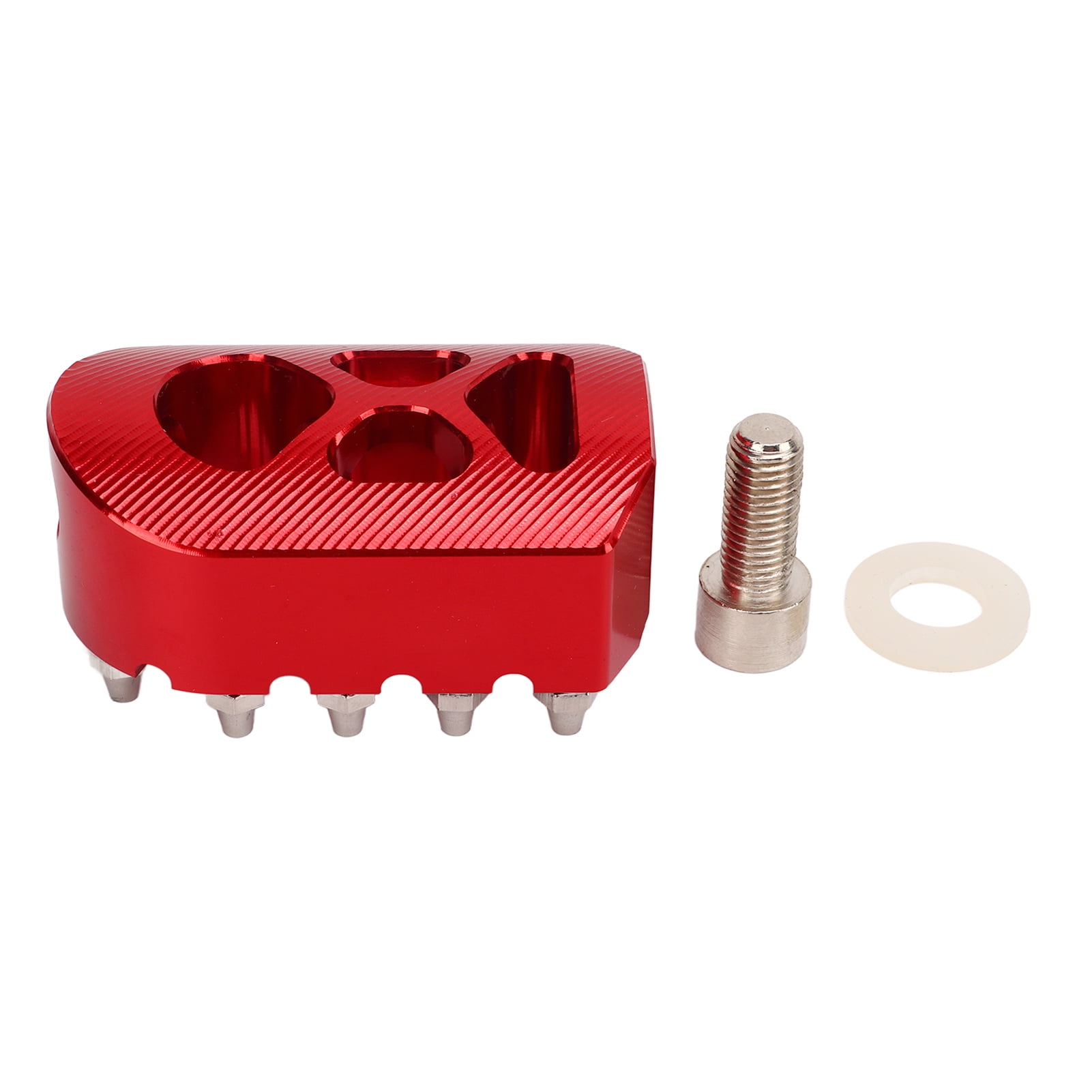 Motorcycle Gear Shifter Peg Red 360° Roating Anti Slip Shift Lever Foot