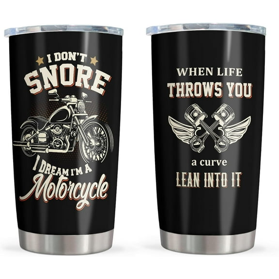 Motorcycle Gifts for Men/Women, Best Gifts for Motorcycle Riders, Father’s Day Motorcycle Gifts for Dad/Husband, Motorcycle Lovers Gift Ideas, Motorcycle Biker/Racer/Driver Gift Tumbler 20OZ 1Pc