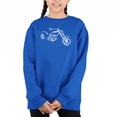 thumbnail image 1 of Motorcycle - Girl's Word Art Crewneck Sweatshirt, 1 of 3