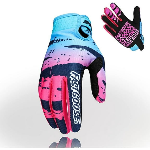 Motorcycle Gloves - Breathable Lightweight Off-Road Gloves for Men & Women, ATV, BMX, MTB Racing