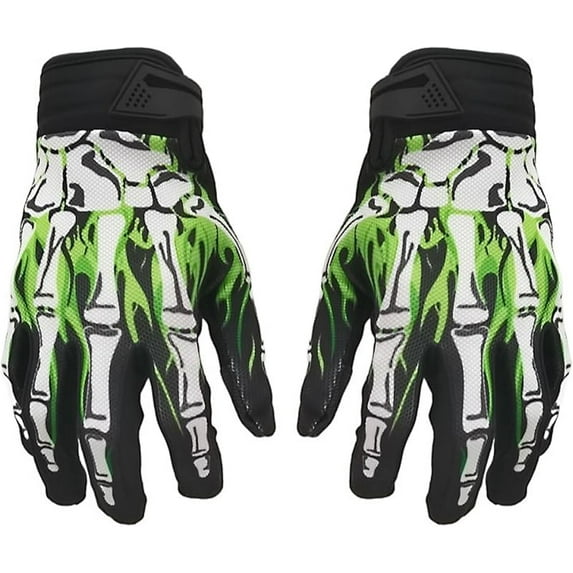 Motorcycle Gloves Ghost Claw Hollow Pattern Finger Touch Screen Bike Gloves Full Finger Motocross Gloves Outdoor Sports Men Women Mountaineering Gloves