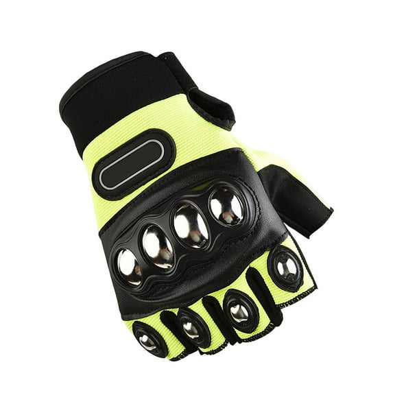 Motorcycle Gloves - Indestructible Alloy Knuckle Protection, Breathable Mesh Lining, Touchscreen Compatible Fingers, Superior Impact Absorption for Riders