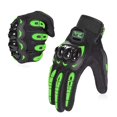 thumbnail image 1 of Motorcycle Gloves For Men And Women, Summer Breathable Mesh Gloves With Hard Knuckle Protection, Touchscreen Compatible Fingertips, Adjustable Wrist Strap For Riding, Cycling, Outdoor, 1 of 7