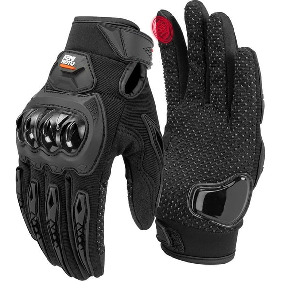 Motorcycle Gloves for Men/Women, Touchscreen Dirt Bike Gloves with Shell, Anti-Slip for Motorbike, Riding, Racing, Cycling, Dirt Bike, ATV, UTV, Motocross, BMX, Hiking