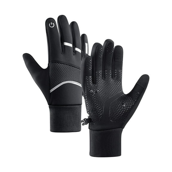Motorcycle Gloves Touchscreen Cycling Gloves Warm Winter Thermal Gloves Mountain Bike Anti Slip Gloves Breathable Lightweight Dirt Street Bike Glove Non Slip For Cold Mittens for Women Cold Weather
