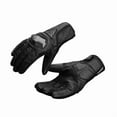 thumbnail image 1 of Motorcycle Gloves Winter Warm Leather Thermal Inner Rainproof Windproof Touch Screen Carbon Fiber Protective Gear Guantes Moto (Black,L), 1 of 7