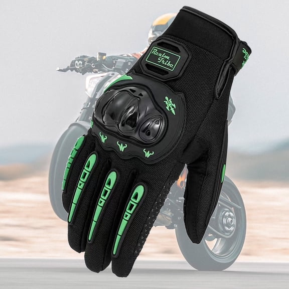 Motorcycle Gloves for Men and Women, Full Finger Touchscreen Motorbike Gloves for BMX ATV MTB Riding, Road Racing, Cycling, Climbing, Motocross