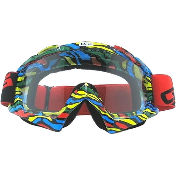 Motorcycle Goggle ATV Dirt Bike Off Road Racing Motocross Goggles for Men,Women, Adults