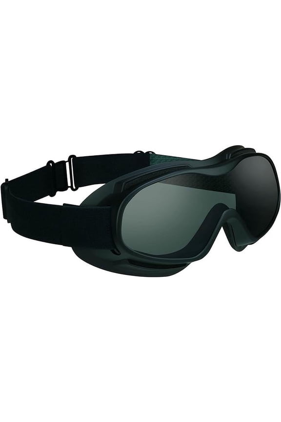 Motorcycle Goggles Over Glasses with Safety Polycarbonate Lenses. Free Extra Large Microfiber Cleaning Case Included