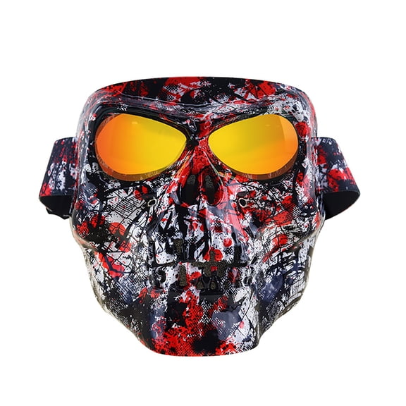 Motorcycle Goggles Skull Face Cover Shield Windproof Glasses MTB BMX Dirt Bike Riding Eye Protection Eyewear