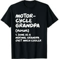 thumbnail image 1 of Motorcycle Grandpa Definition Funny T-Shirt, 1 of 3