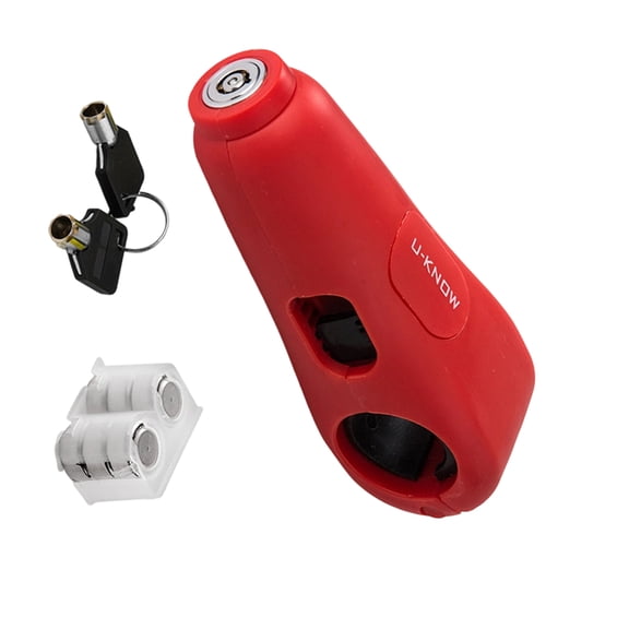 Motorcycle Grip Lock Brake/Handlebar/Throttle Lock Suitable for Bike, Scooter, Moped, or ATVs Anti Theft Motorcycle