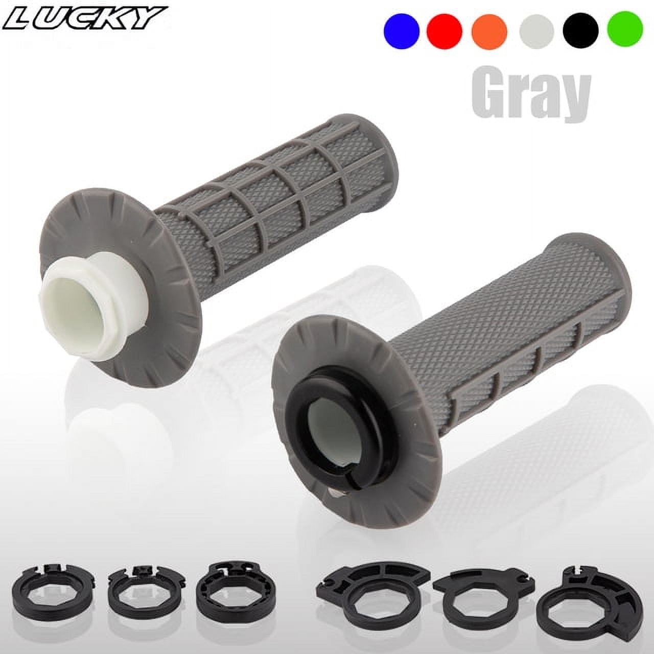 Motorcycle Grips 7/8” 22mm Hand Grip W/ The Snapon Cam Lockon Grips
