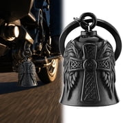 Motorcycle Guardian Bell Black Angel Wings Biker Good Luck Gift