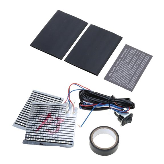 Motorcycle Hand Bar Handle Heating Overgrips Three Level Temperature Control 12V