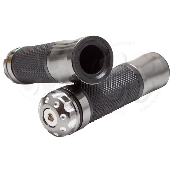 Motorcycle Hand Grips Bar Ends 7/8 Inch Handlebars GSXR CBR RR Ninja ZX R1 R6