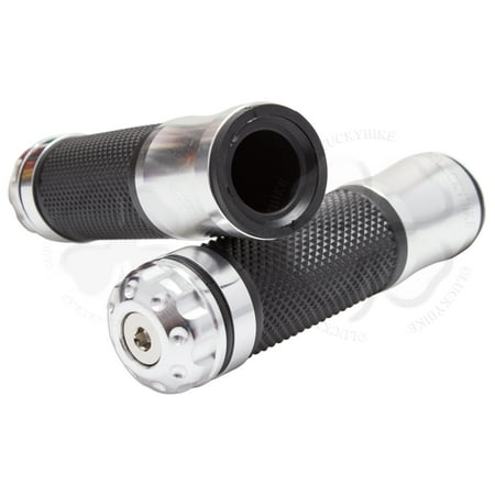 Motorcycle Hand Grips Bar Ends 7/8 Inch Handlebars GSXR CBR RR Ninja ZX R1 R6