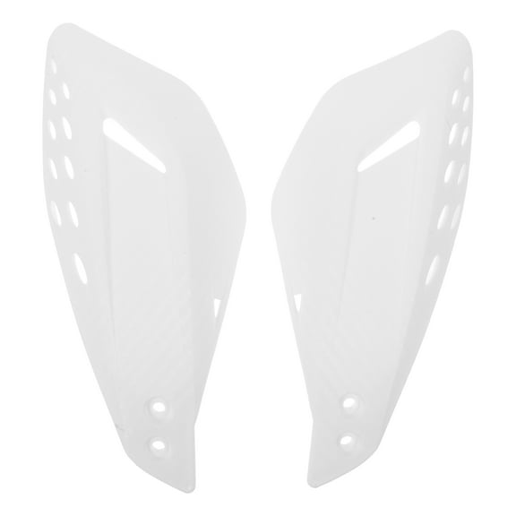 White Motorcycle Handguard with Sturdy PP Material for Motorbike Handlebar Protection and Style