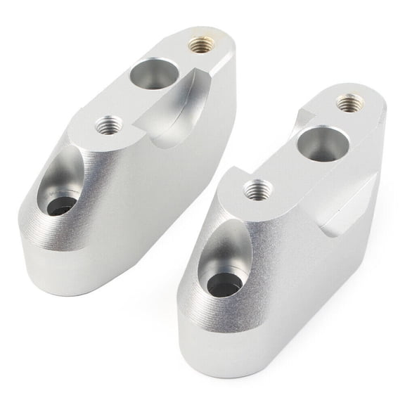 Motorcycle HandleBar Mounts Clamps Risers for BMW R1200RS 2015 -2018 Silver