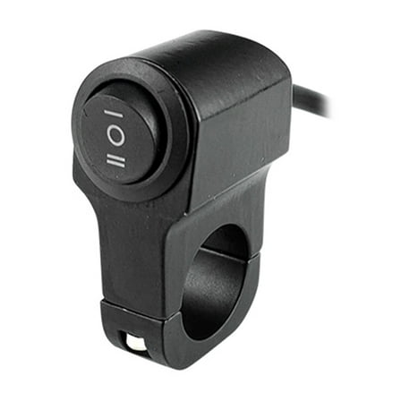 Motorcycle Handlebar 7/8" On Off Switch ATV Headlight Fog Spot Light Push Button