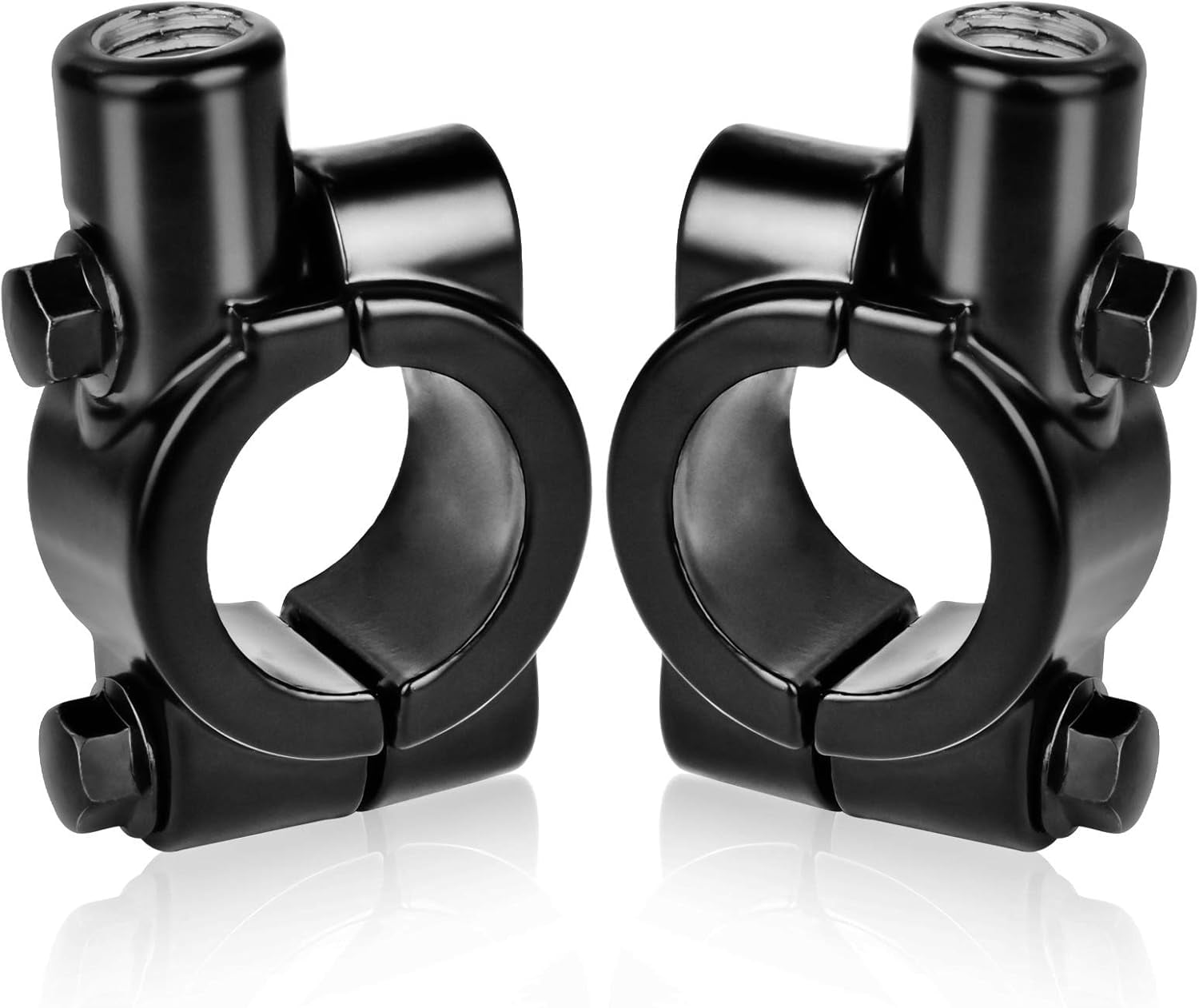 Motorcycle Handlebar Adapter, Handlebar Mirror Mount Customizable Appearance For 22mm Handlebar, Universal Fit