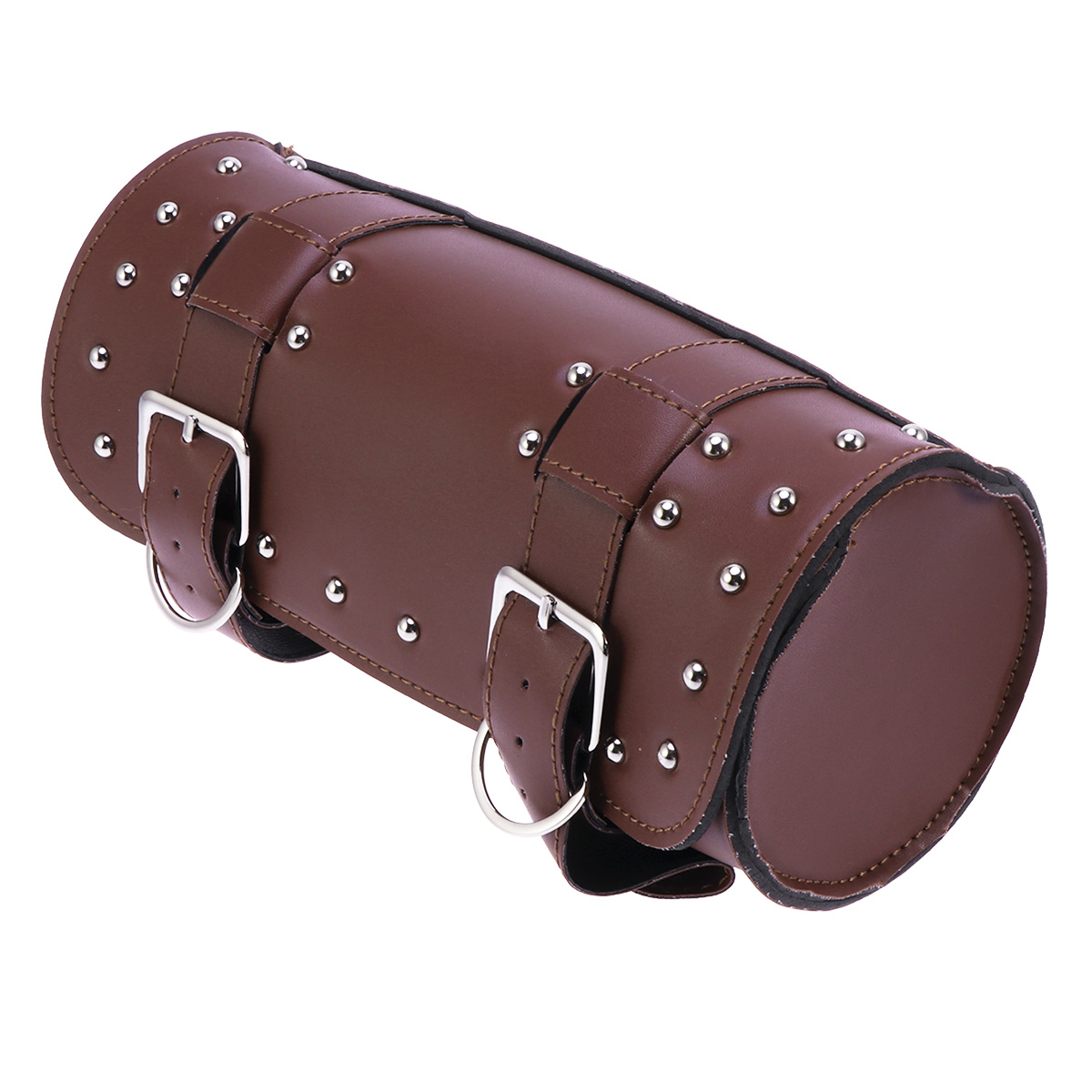 Motorcycle Handlebar Bag Waterproof PU Leather Cruiser Pack Car Head