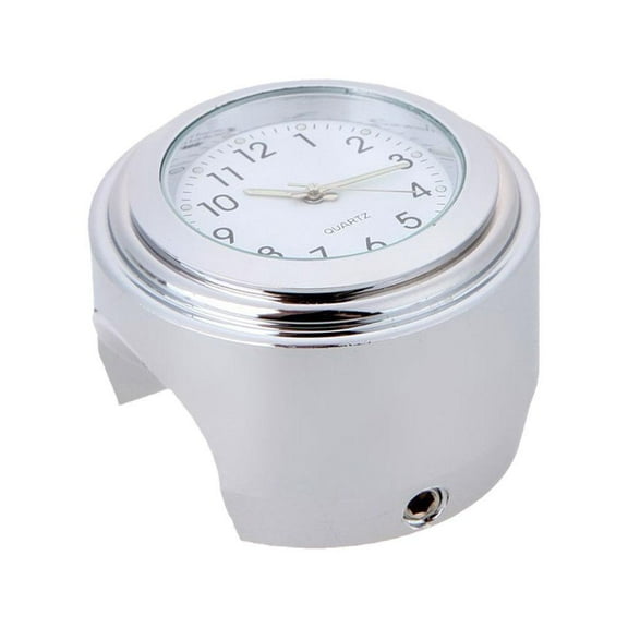 Motorcycle Handlebar Clock Aluminum Alloy Mount Waterproof Timer for Cruisers