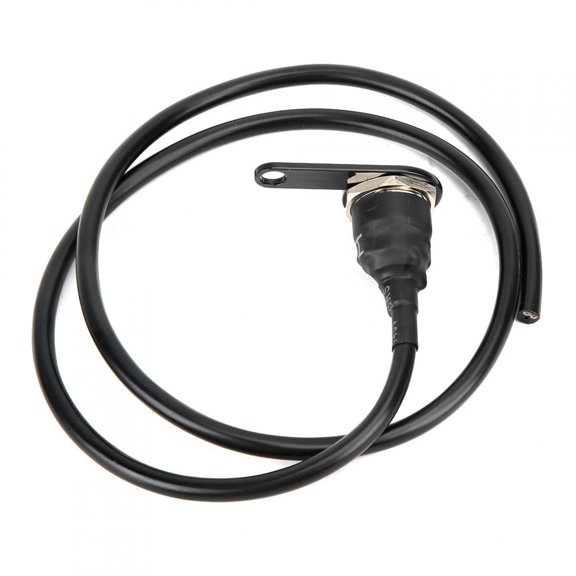 Motorcycle Handlebar Control Switch Headlight Spotlight Fog Light On Off Button with Blue LED Indicator for ATVs Electric Motorbikes (19.69 inches / 50 cm Cable)