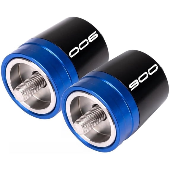 Motorcycle Handlebar End Weights For Z900 2017-2025 Heavy Duty Stainless Steel & Aluminum Bar Ends with Vibration Dampers Universal 8mm Fit z900 Accessories (Black)