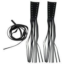 Motorcycle Handlebar Grip Cover - 2Pcs Universal Faux Leather Lever Wraps