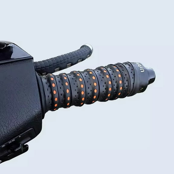 Motorcycle Handlebar Grip Covers – Soft Rubber Handlebar Sleeves, Non-Slip, Breathable, Sweat-Absorbing Bike Accessories for Motorcycles and Bicycles
