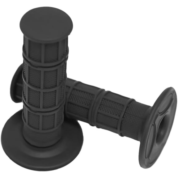 Motorcycle Handlebar Grips Non-Slip Soft Rubber- Practical Motorcycle Hand Grips Dirt Bike Motocross Gel Handlebar,Replacement for All Off Road ATV Dirt Bike, Bike Handle Grips(1set - L )