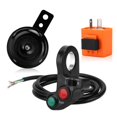 Motorcycle Handlebar Horn Turn Signal Light Switch Assembly 7/8in