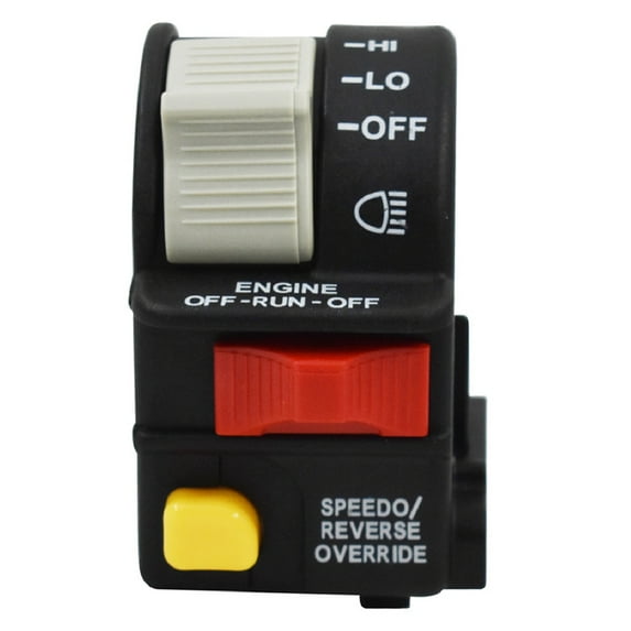 Motorcycle Handlebar Light Kill Stop Switch 4010591 1734010591CA2 Fit for 2001-2005 Polaris ATP/Magnum RMK/Scrambler/Sportsman/Trail Boss/Xpedition/Xplorer 325 330 400 425 500 600 700 800