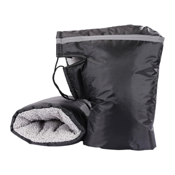 .Motorcycle Handlebar Muffs Extreme Cold Wind Proof Comfortable Gloves