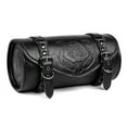 thumbnail image 1 of Motorcycle Handlebar Organizers Bag Punk Themed Design Waterproof Leather Multiple Storage Pockets Tool Carriers, 1 of 8