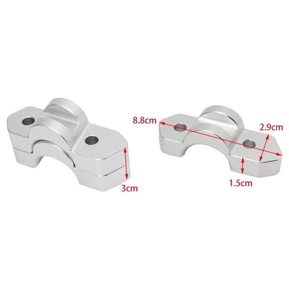Motorcycle Handlebar Riser Bar Mount Handle Clamp Raised 15/30mm For BMW R1300GS