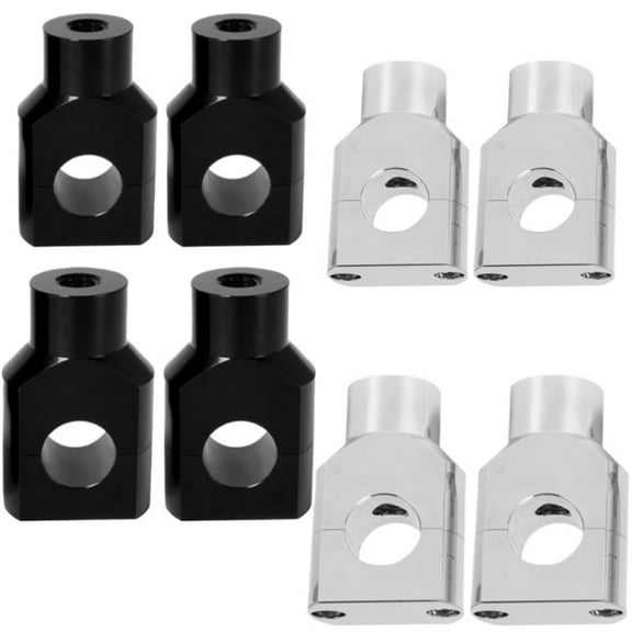 Motorcycle Handlebar Riser Clamp Kit 22mm 25mm Universal For Harley Honda Yamaha
