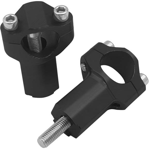 Motorcycle Handlebar Risers, Aluminum Alloy Clamp for Road Mountain Riding