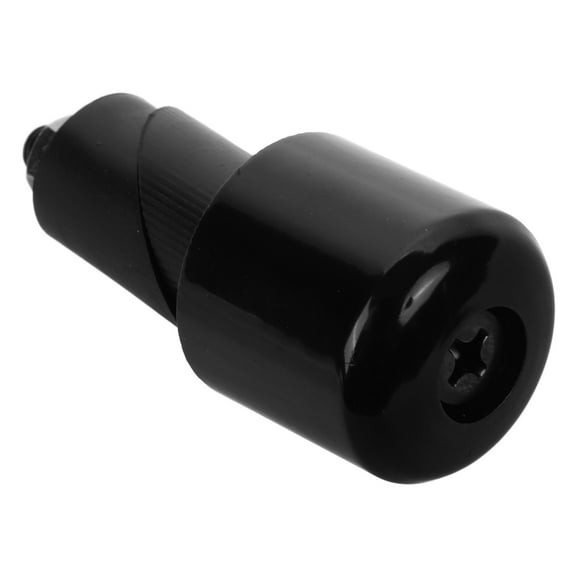 Motorcycle Handlebar End Plug for Enhanced Safety and Style Black Metal