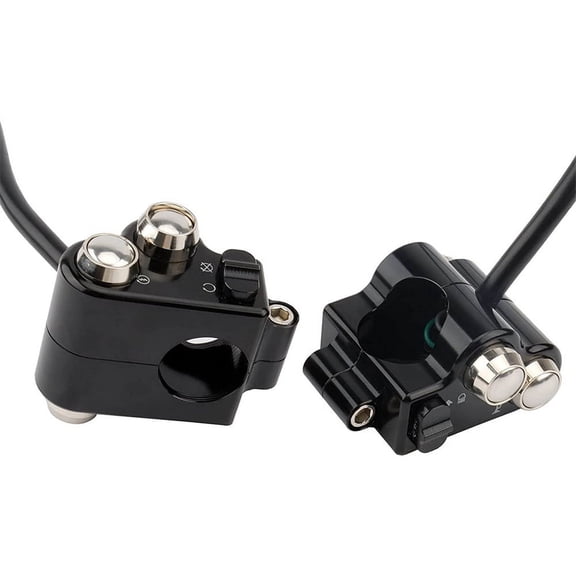 Motorcycle Handlebar Switch Control 22mm CNC Aluminum For Yamaha Honda Suzuki
