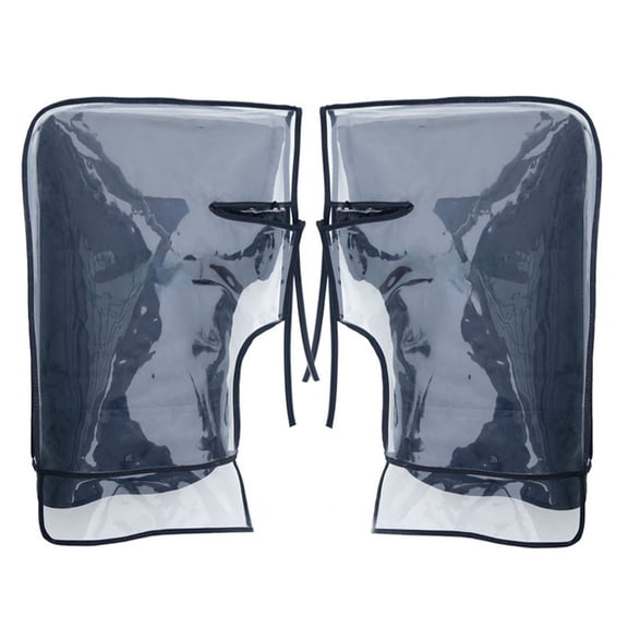 Motorcycle Handlebar Thermal Bike Mittens With Reflective Strip Pocket ATV Hand Warmers Windproof & Coldproof Handlebar Cover For Cold Weather Cycli40471