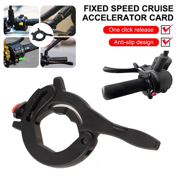 Motorcycle Handlebar Throttle Lock Achieve Comfortable Riding with Adjustable Grip Control Technology