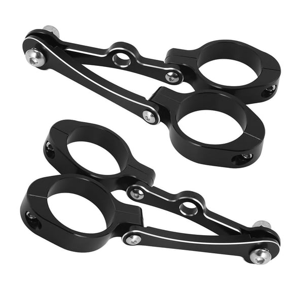 Motorcycle Headlight Brackets Models 39Mm / 41Mm (Universal) Fork Tube Diameter Universal Fit for / / / / BSA Black