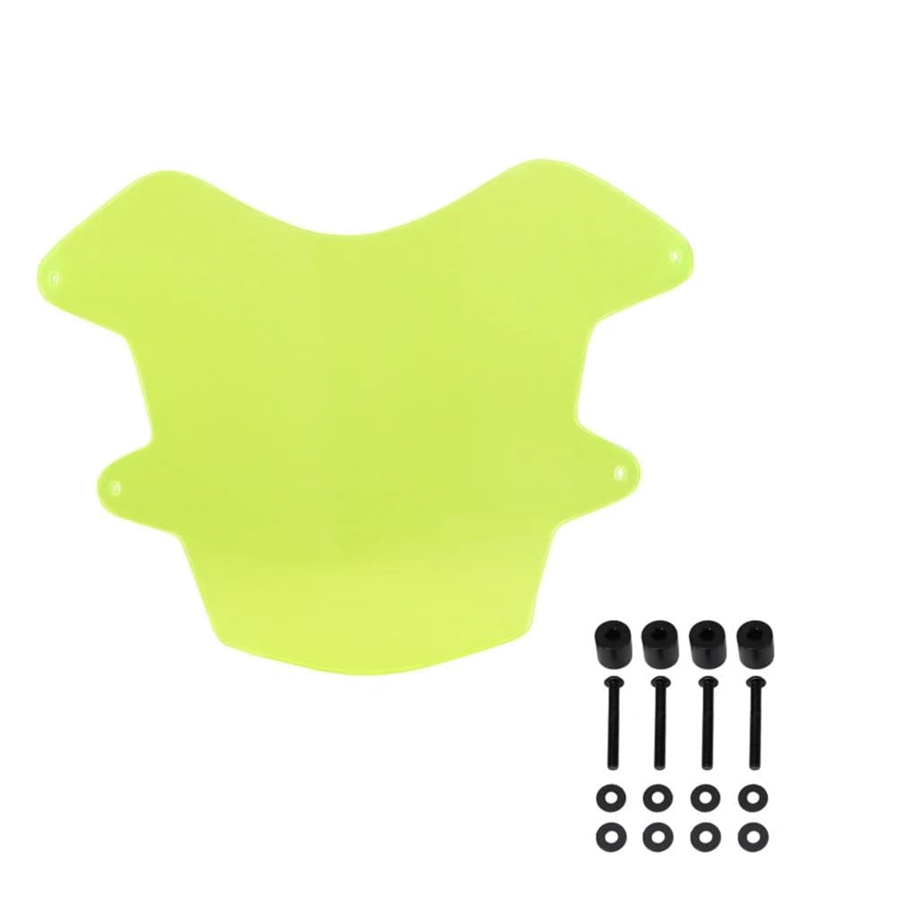 Motorcycle Headlight Protector Guard, Acrylic Motorcycle Headlamp Protective Guard Cover, Impact Resistant with Mounting Screw, Motorcycle Tuning Accessories for Ten-ere 700 2019‑Present, Green