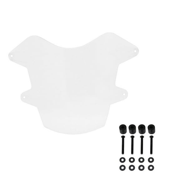 Motorcycle Headlight Protector Light Cover For Tenere 700 XT700Z 2019-2023, High Methacrylate Shield Guard Against Rocks And Debris, Easy Install White