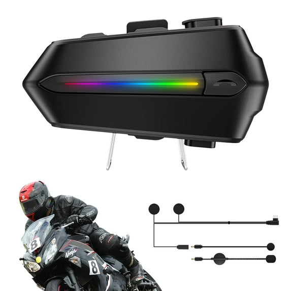 Motorcycle Headset,Motorcycle Headphones,Helmet Speakers,Automatic Answer Music Control,High Sound Quality System Ultra Thin Cycling,Skiing,Riding