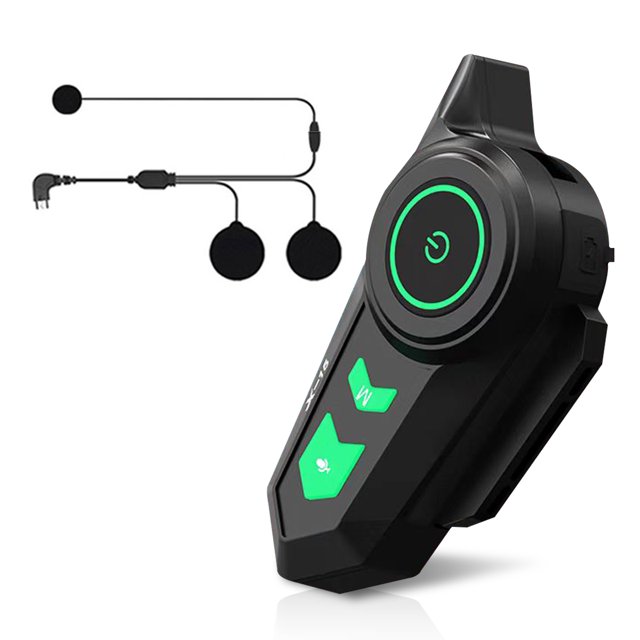 Motorcycle Headset, Wireless Bluetooth Headset with Noise Cancellation
