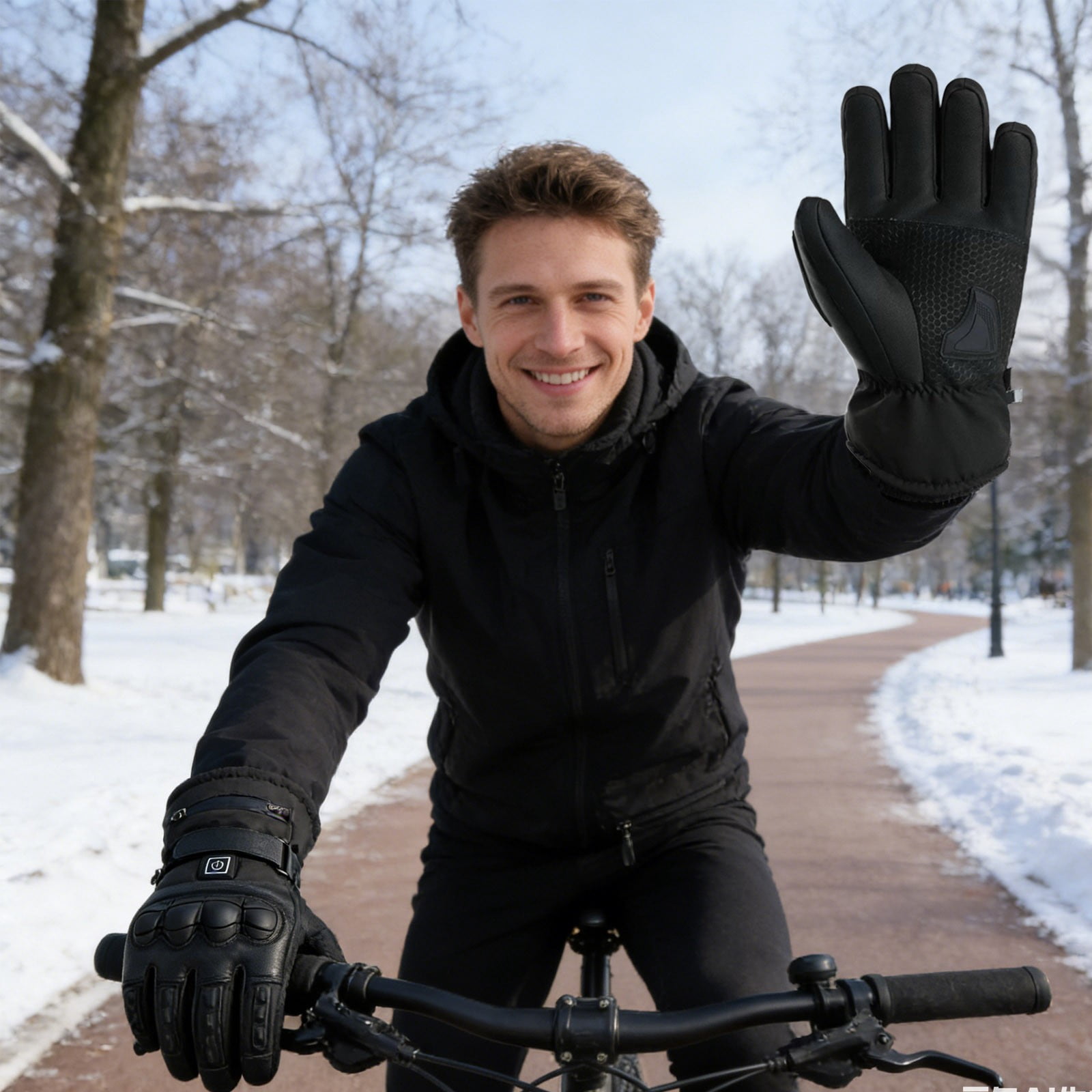 Motorcycle Cold Weather Riding Motorcycle Heated for Cold Weather Riding Rechargeable Battery Powered ...