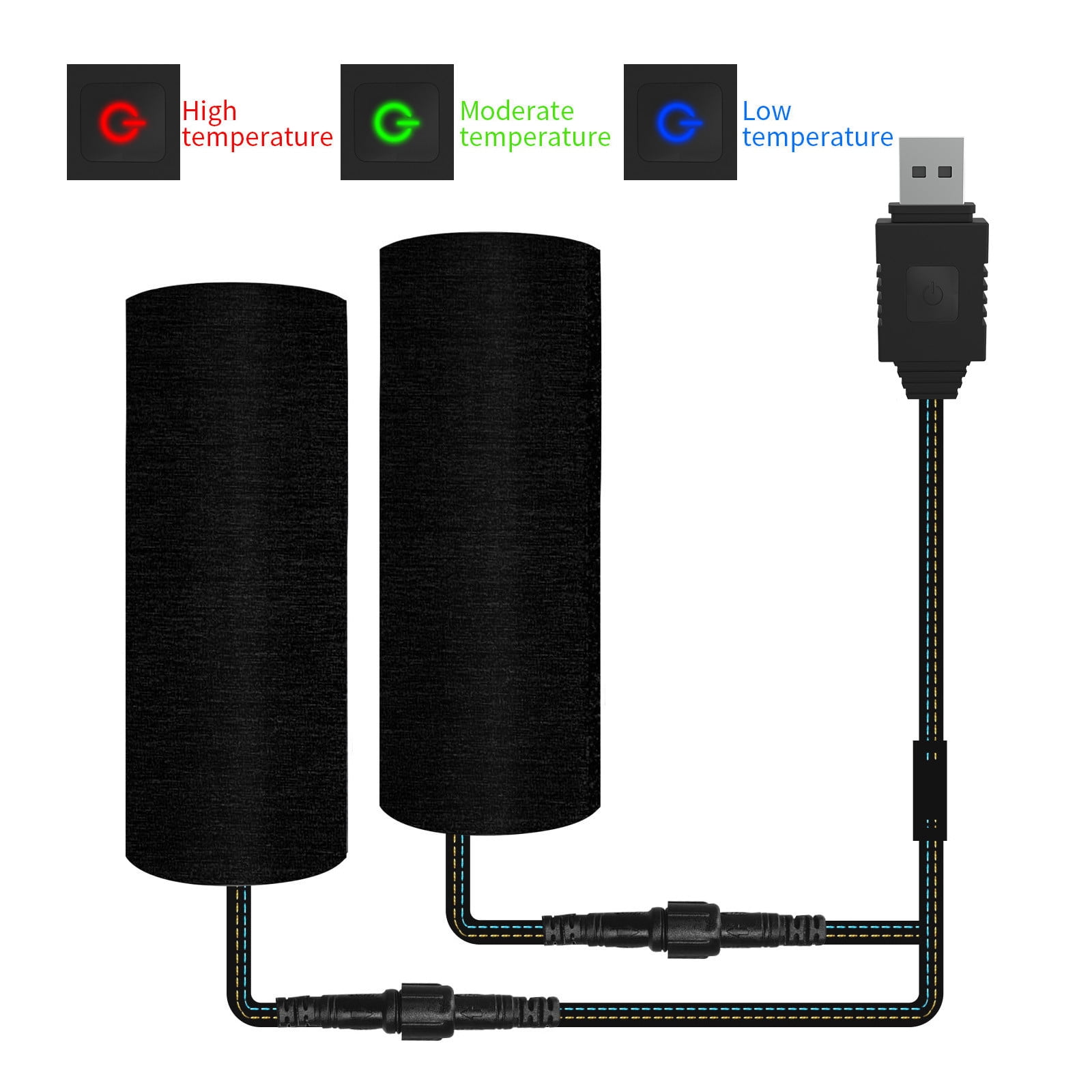 Motorcycle Heating Handle 5V Temperature Control Heating Handle USB